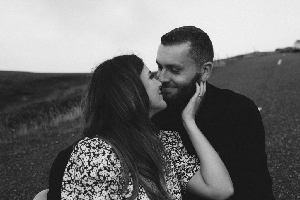 Anna and Colm engagement photography in wicklow mountains